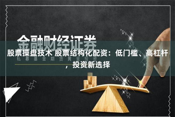股票操盘技术 股票结构化配资：低门槛、高杠杆，投资新选择